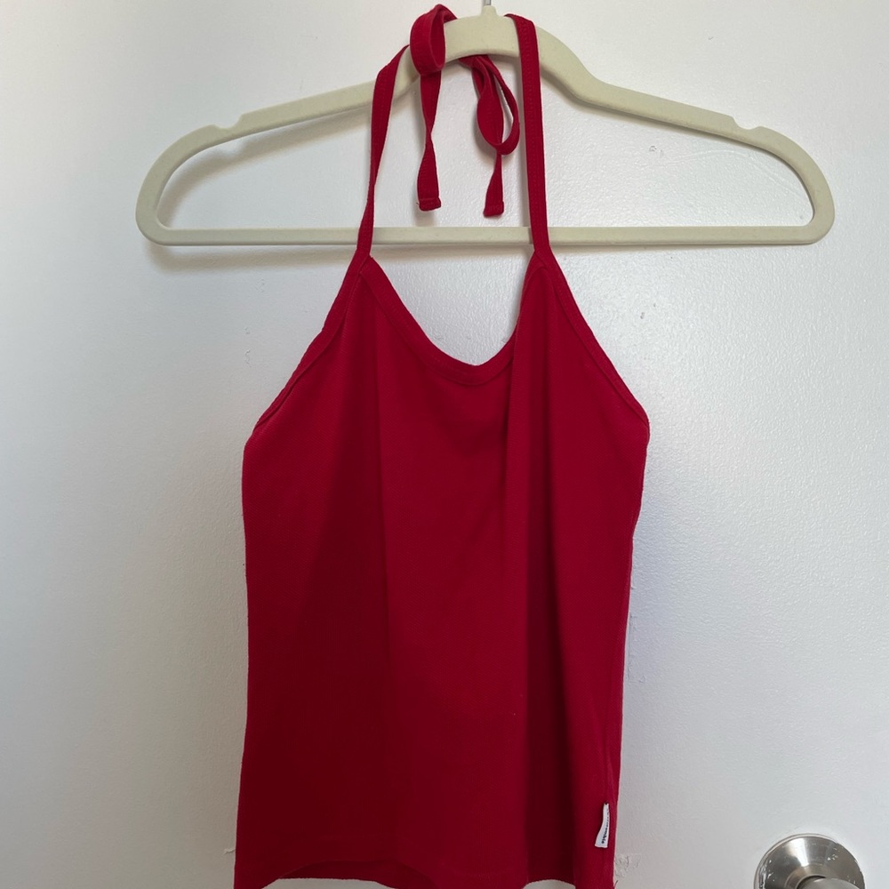 Vintage Abercrombie Red Halter Top